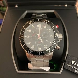 Swiss Made Edox Chronorally S Racing Chronograph